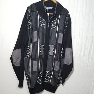 Micheal Irvin 88 Playmaker Textured Black Zip Up Sweater NWT Mens XXL